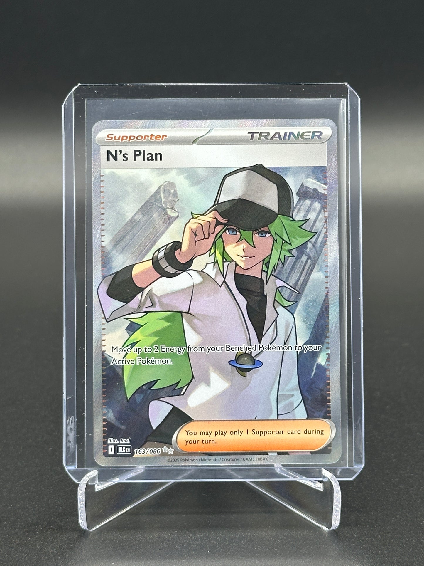 2025 Pokémon Black Bolt N’s Plan #163