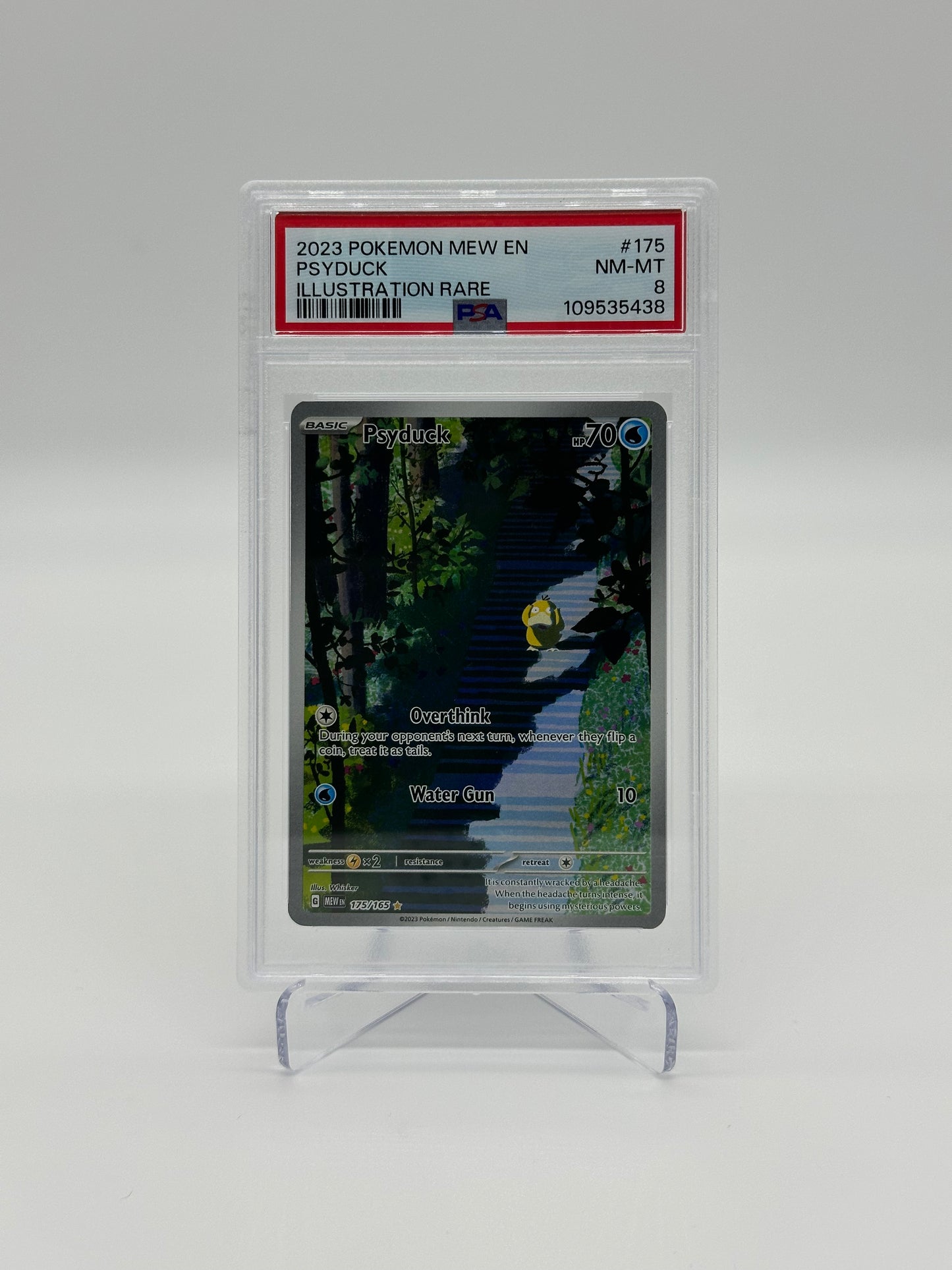 2023 Pokémon 151 Psyduck #175 PSA 8