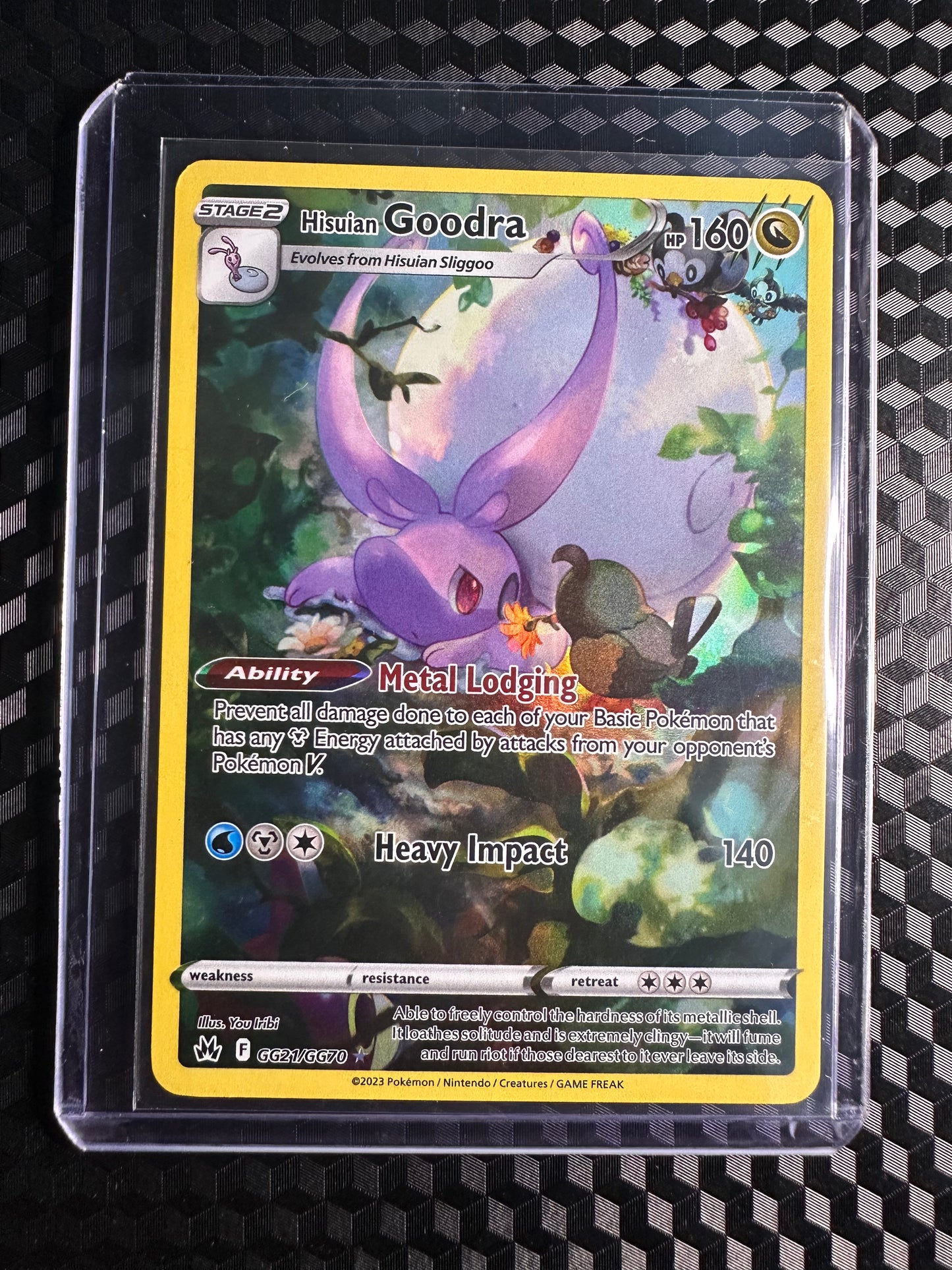 2023 Pokémon Crown Zenith Hisuian Goodra #GG21
