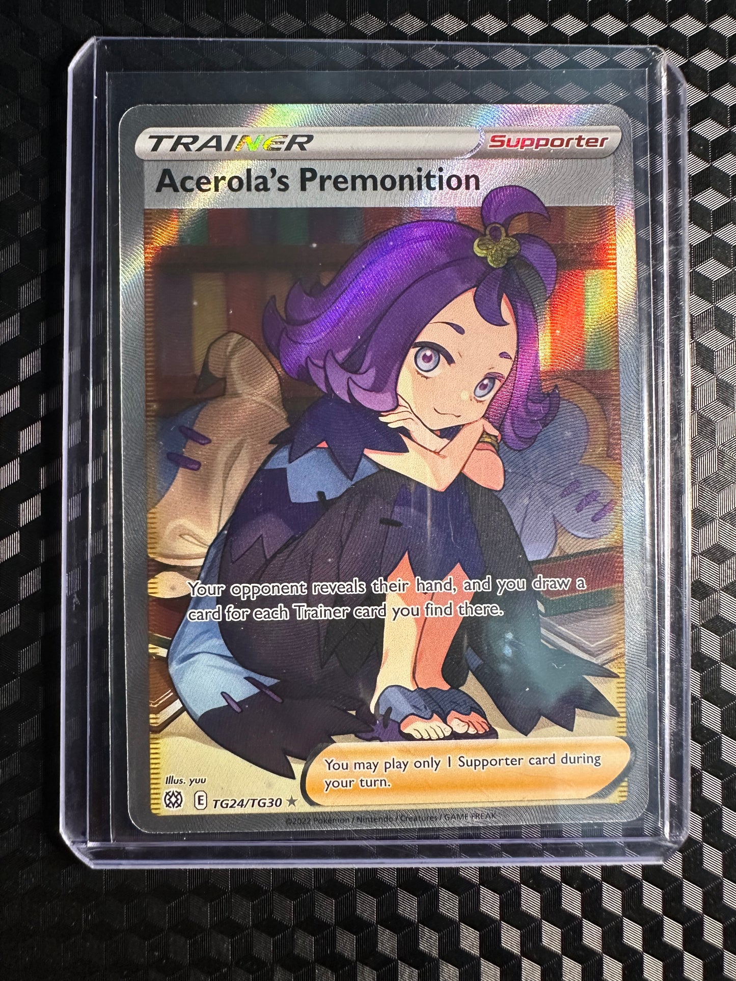 2022 Pokémon Brilliant Stars Acerolas Premonition Full Art #TG24