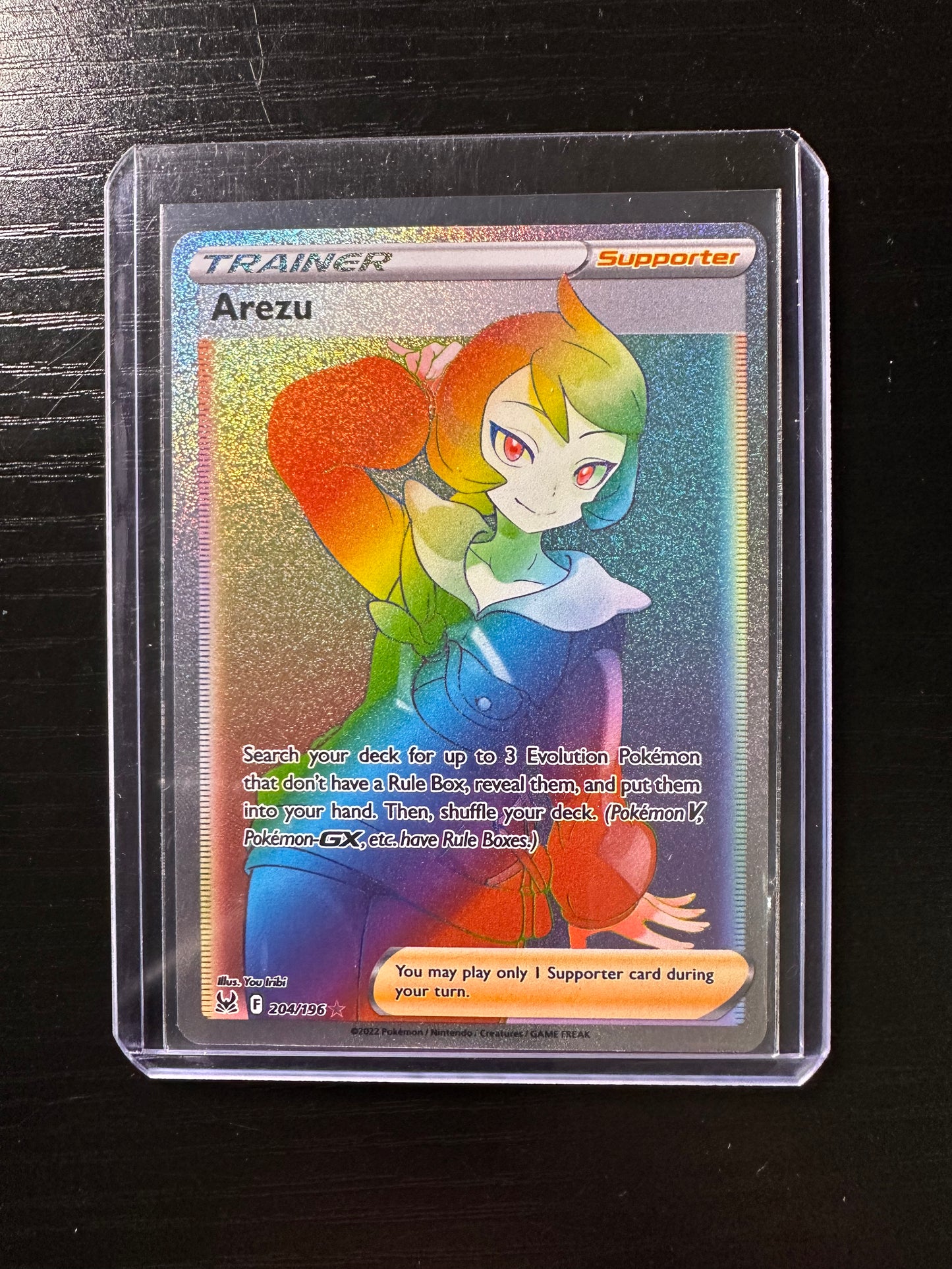 2022 Pokémon Lost Origin Secret Full Art Arezu #204