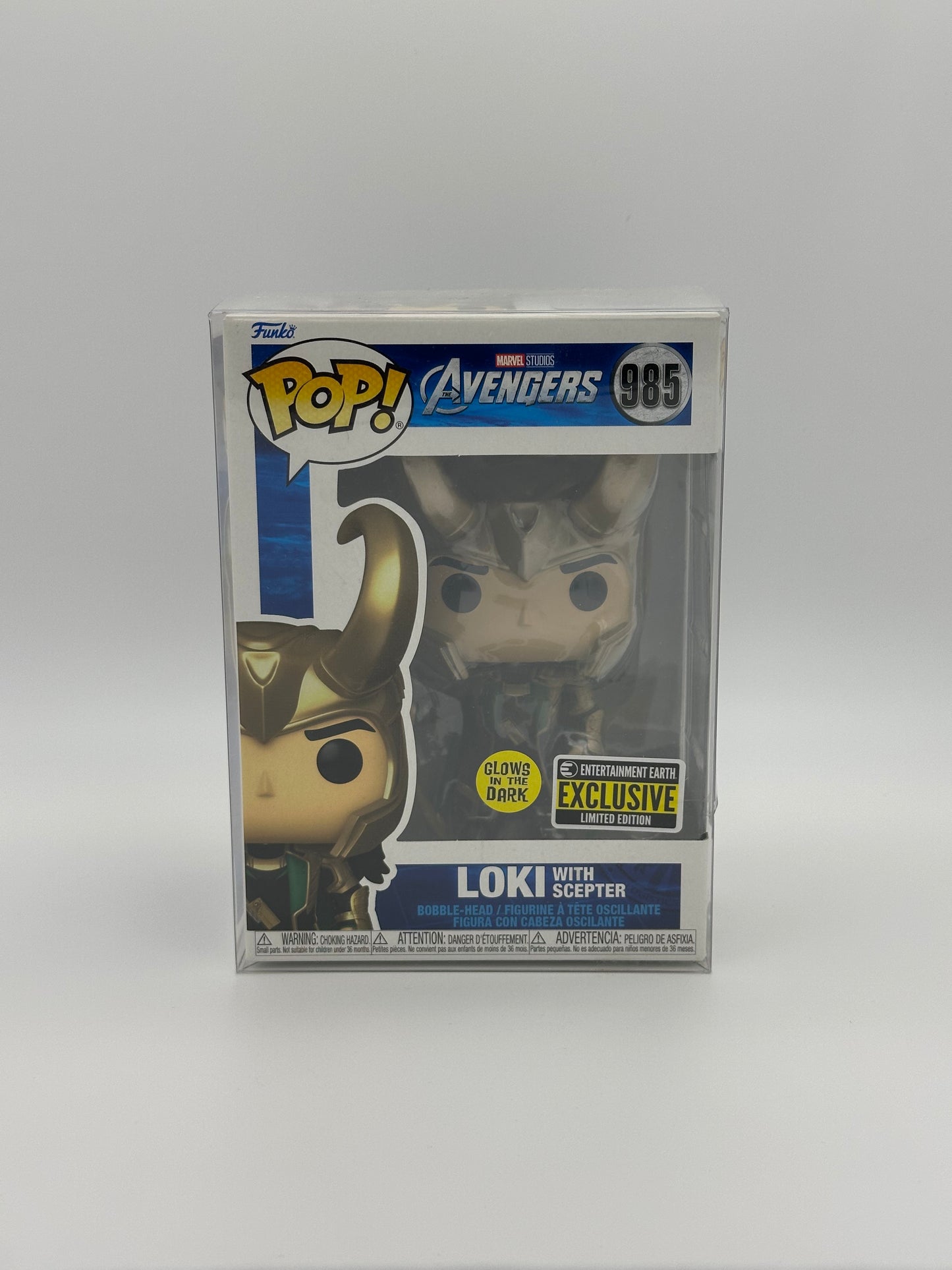 Funko Pop! Loki With Scepter - Entertainment Earth Exclusive - GITD #985