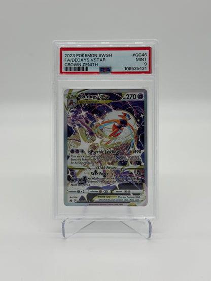 2023 Pokémon Crown Zenith Deoxys VStar #GG46 PSA 9