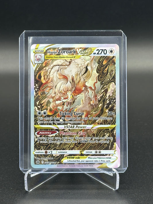 2023 Pokémon Crown Zenith Hisuian Zoroark VSTAR #GG56