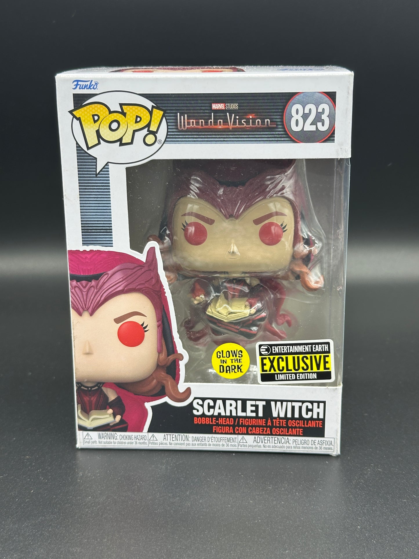Funko Pop! Scarlet Witch - Entertainment Earth Exclusive - Glow in the Dark #823
