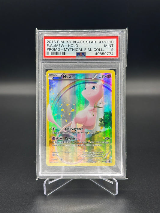 Pokemon Promo Mew XY110 PSA 9
