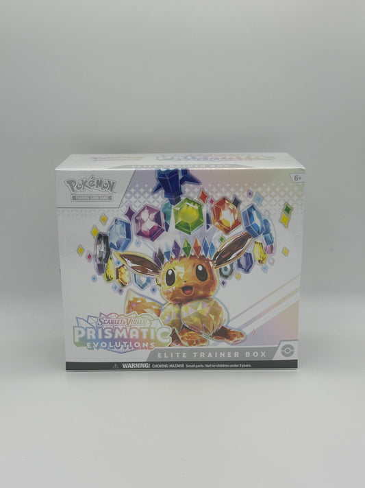 Pokemon Prismatic Evolutions Elite Trainer Box