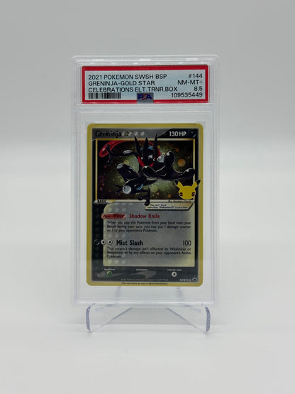 2021 Pokémon Celebrations Greninja Gold Star PSA 8.5
