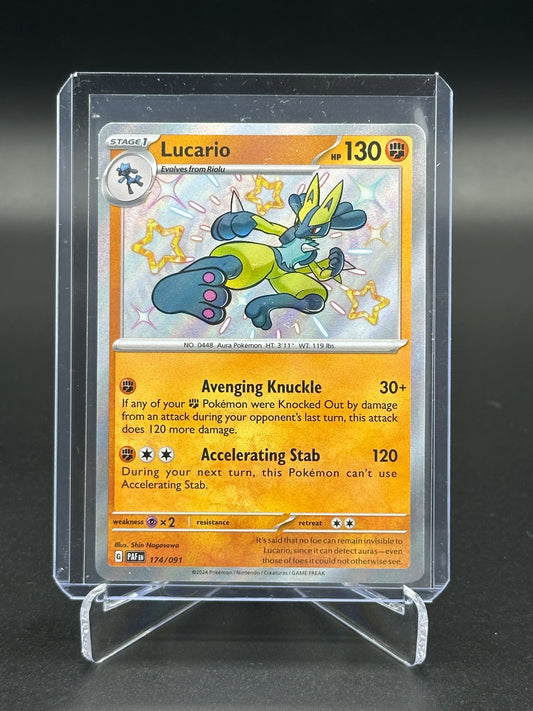 2024 Pokémon Paldean Fates Lucario #174