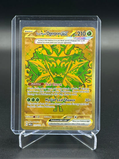2025 Pokémon Prismatic Evolutions Teal Mask Ogerpon Ex #177
