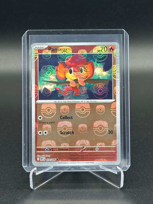 2025 Pokémon White Flare Pansear Master Ball #14