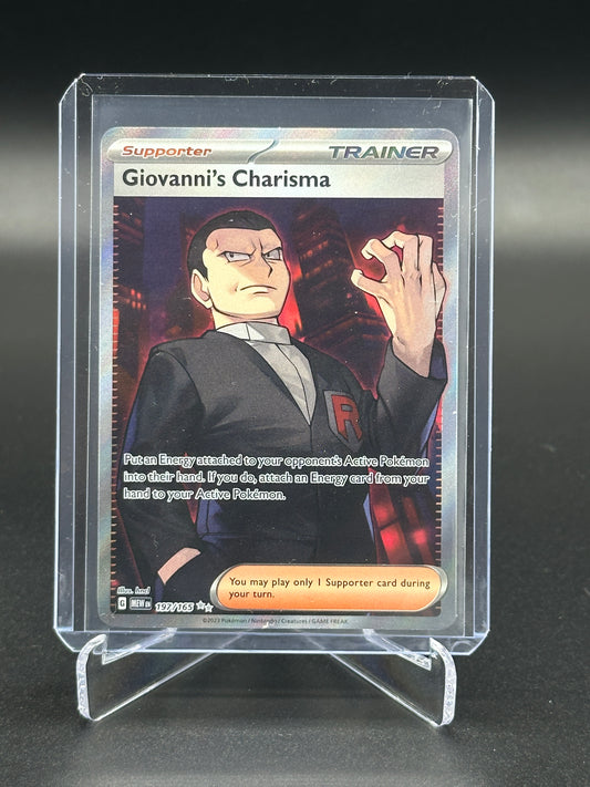 2023 Pokémon 151 Giovanni’s Charisma #197