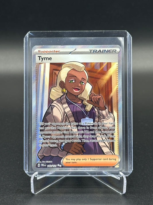 2025 Pokémon Prismatic Evolutions Tyme 143/131
