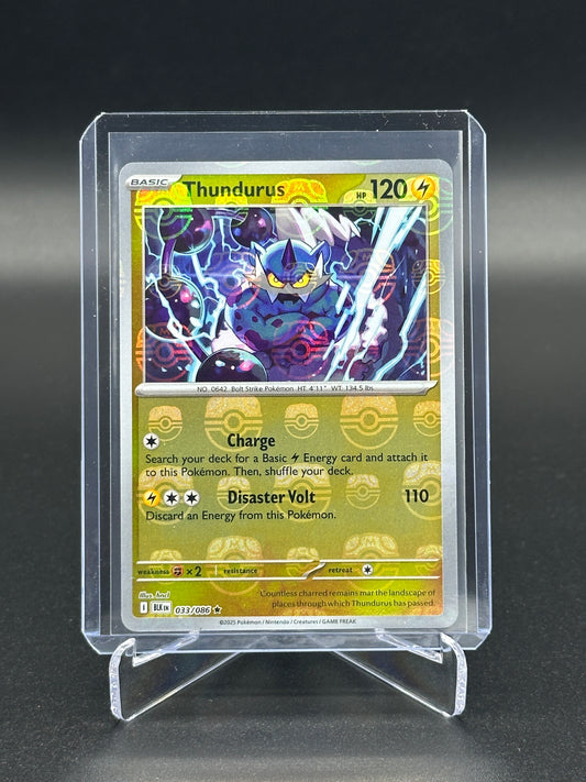 2025 Pokémon Black Bolt Thundurus Master Ball #033