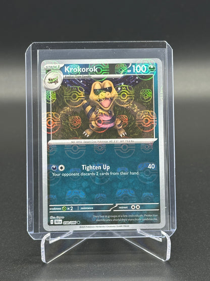 2025 Pokémon Black Bolt Krokorok Master Ball #58
