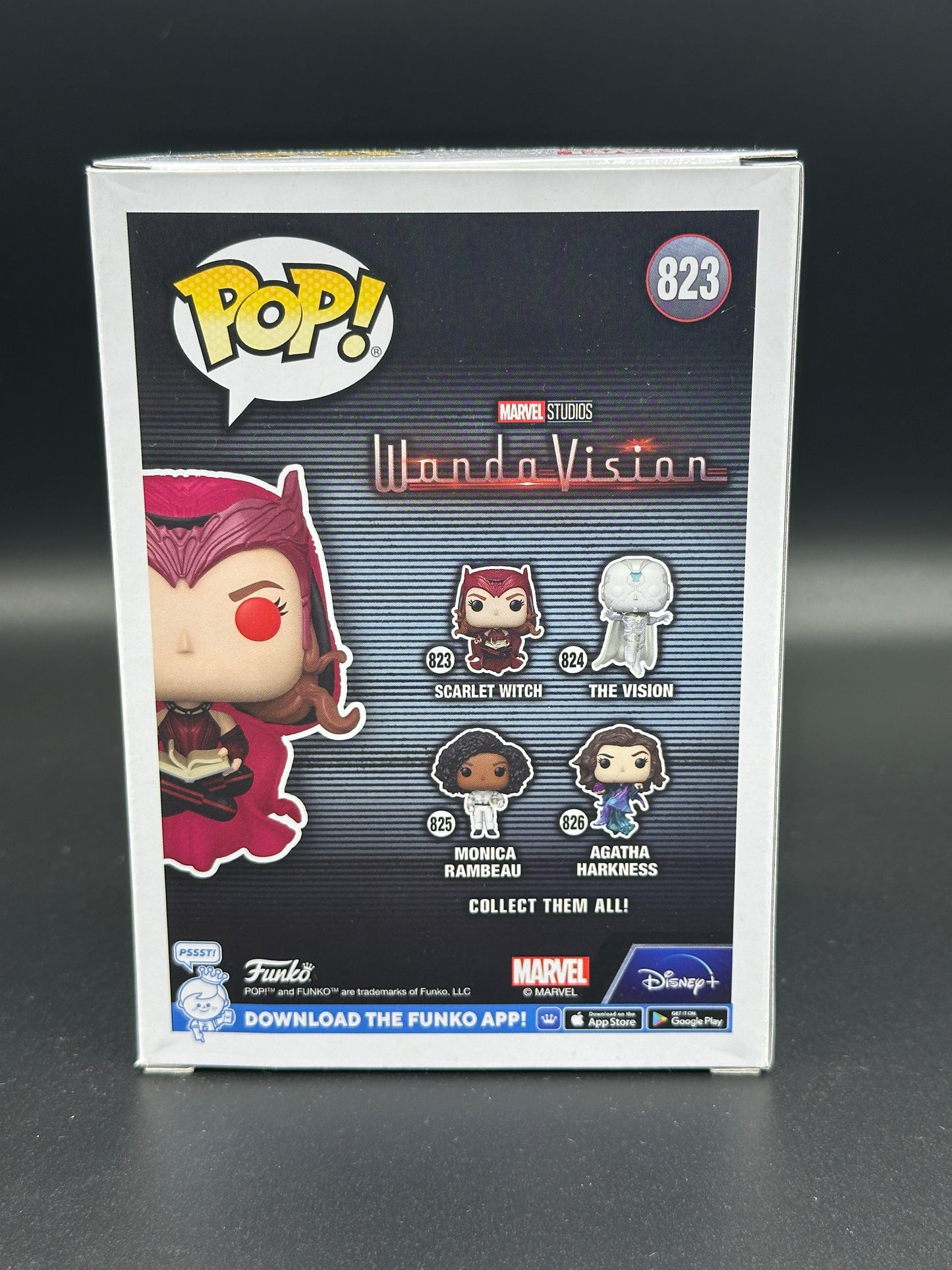 Funko Pop! Scarlet Witch - Entertainment Earth Exclusive - Glow in the Dark #823