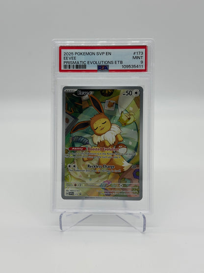 2025 Pokémon Eevee Black Star Promo #173 PSA 9