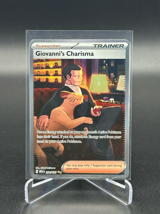 Pokemon 151 Giovannis Charisma 204