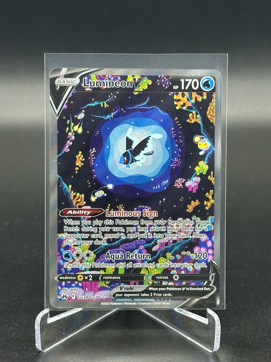 Pokemon Crown Zenith Lumineon V GG39