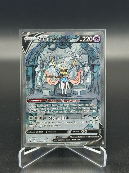 Pokemon Crown Zenith Zacian V GG48