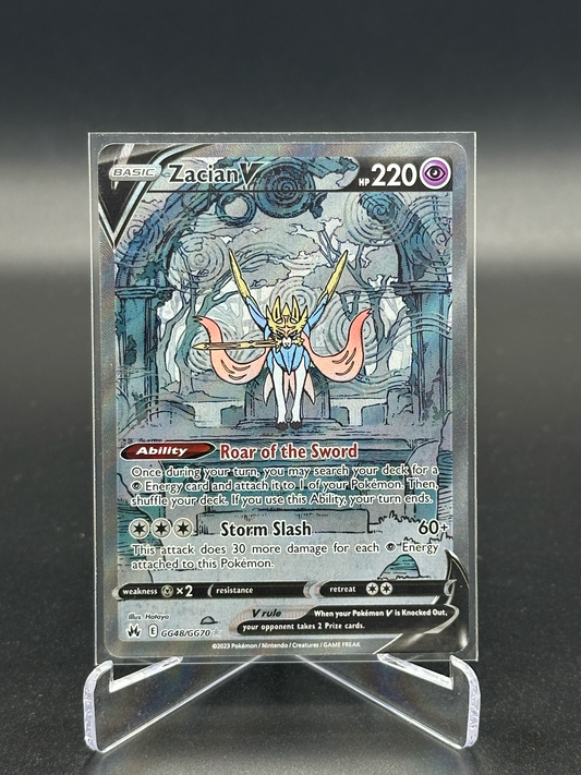 Pokemon Crown Zenith Zacian V GG48