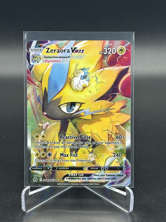 Pokemon Crown Zenith Zeraora VMAX GG42