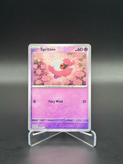 Pokemon Prismatic Evolutions Spritzee Master Ball 38