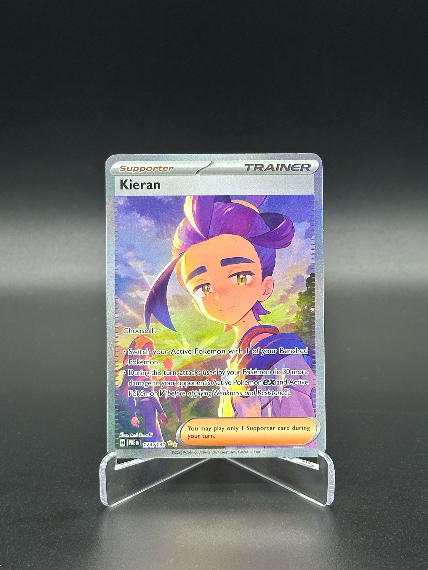 Pokemon Prismatic Evolutions Kieran 174
