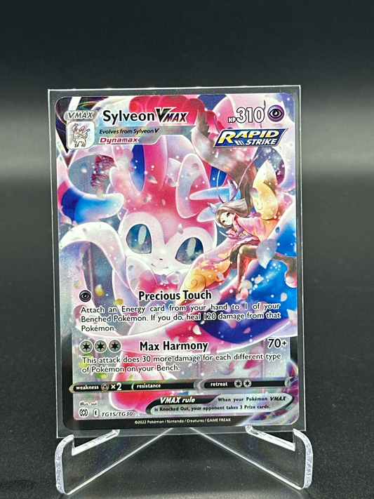 Pokemon Brilliant Stars Sylveon VMAX TG15