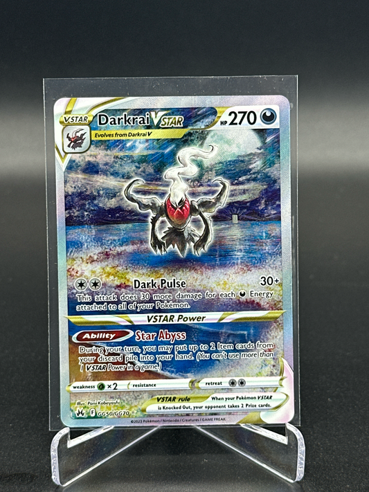Pokemon Crown Zenith Darkrai VSTAR GG50