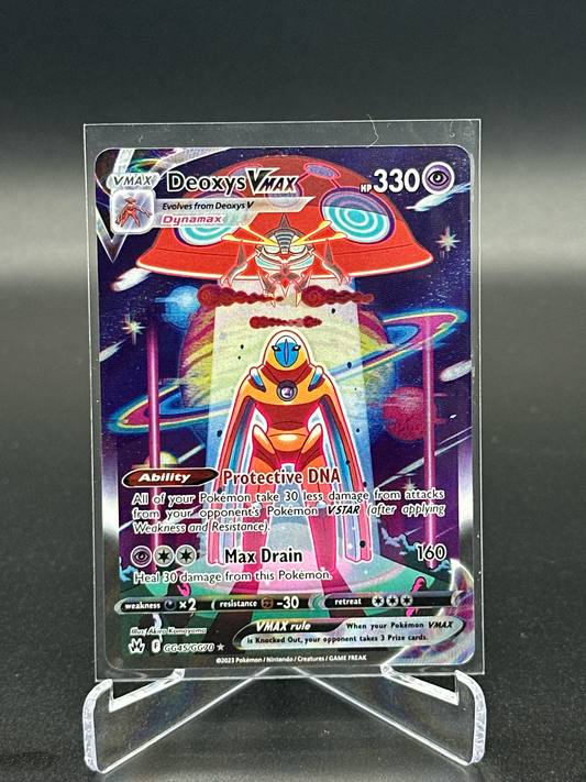 Pokemon Crown Zenith Deoxys VMAX GG45