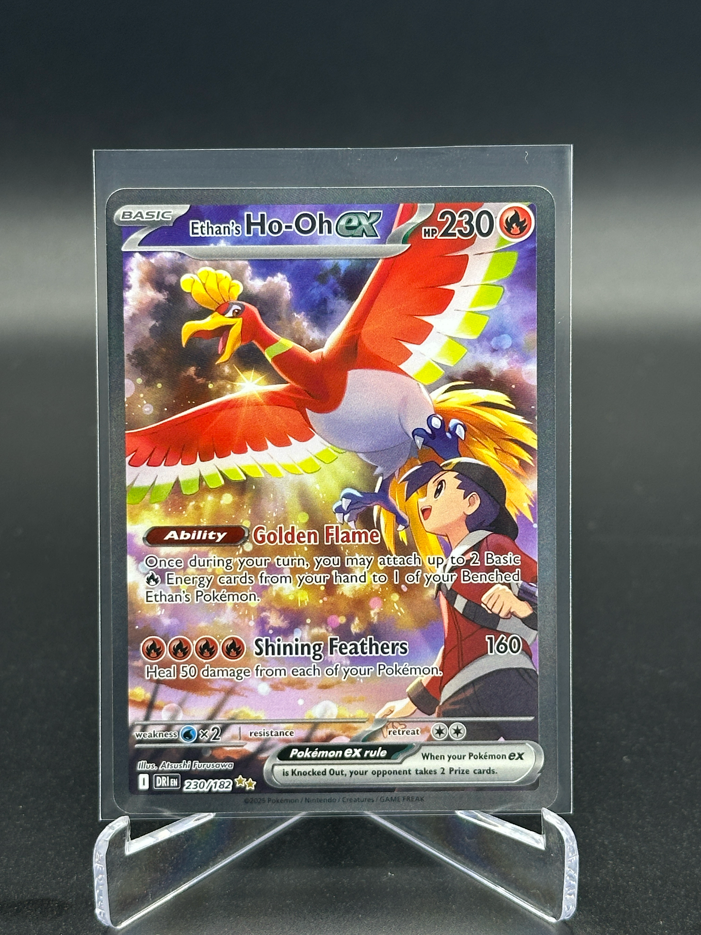 Pokemon Destined Rivals Ethans Ho-oh ex 230