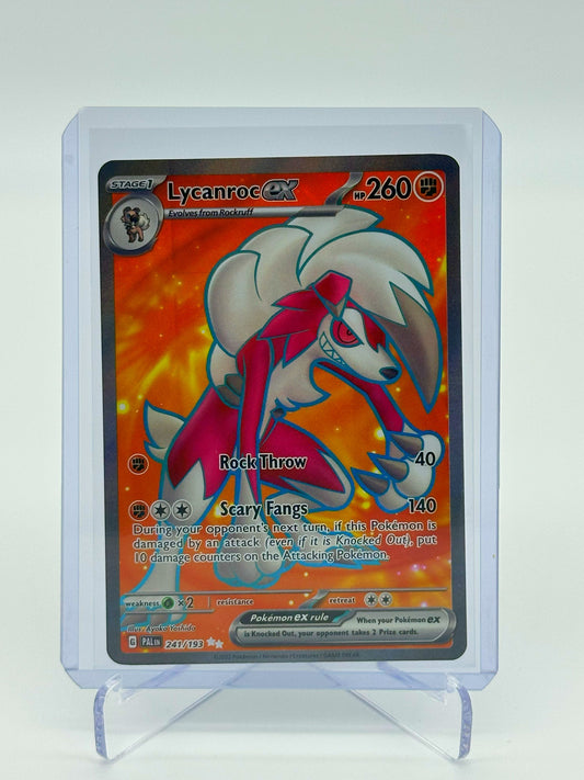 2023 Pokémon Paldea Evolved Lycanroc ex #241
