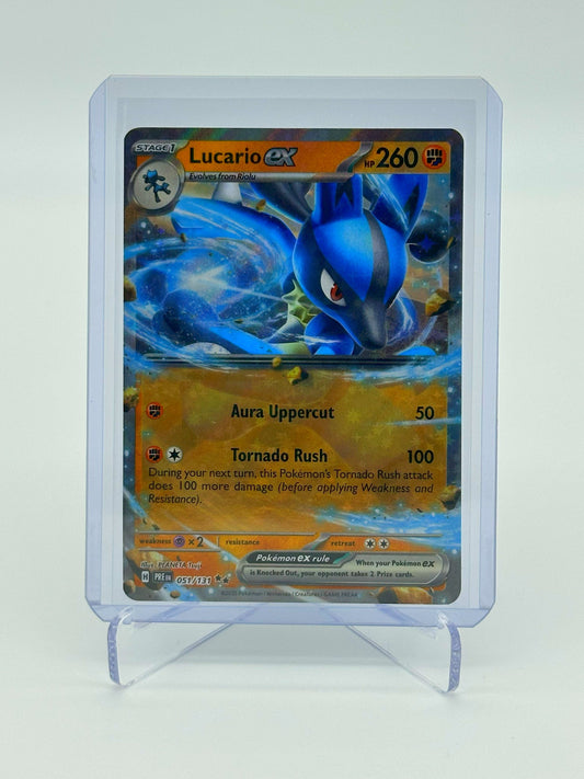 2025 Pokémon Prismatic Evolutions Lucario ex #051