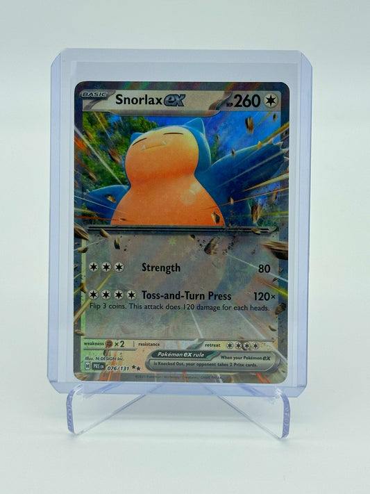 2025 Pokémon Prismatic Evolutions Snorlax ex #076