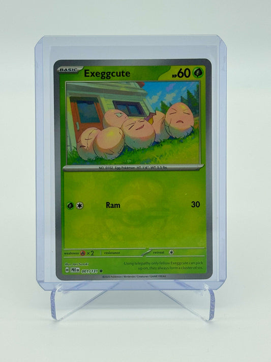 2025 Pokémon Prismatic Evolutions Master Ball Exeggcute #001