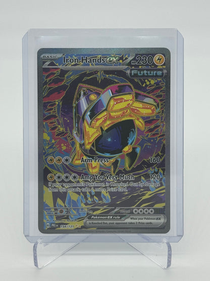 2025 Pokémon Prismatic Evolutions Iron Hands ex #154/131