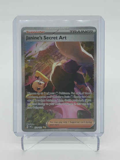2025 Pokémon Prismatic Evolutions Janine's Secret Art #173/131