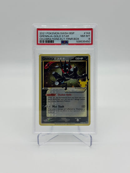 2021 Pokémon Celebrations Greninja Gold Star PSA 8