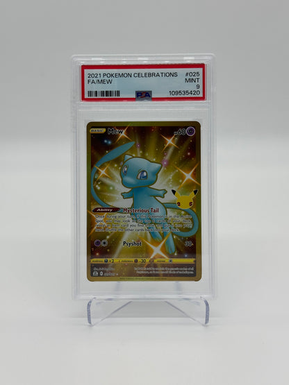 2021 Pokémon Celebrations Mew #25 PSA 9