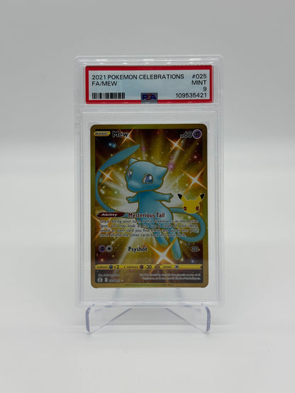 2021 Pokémon Celebrations Mew #25 PSA 9