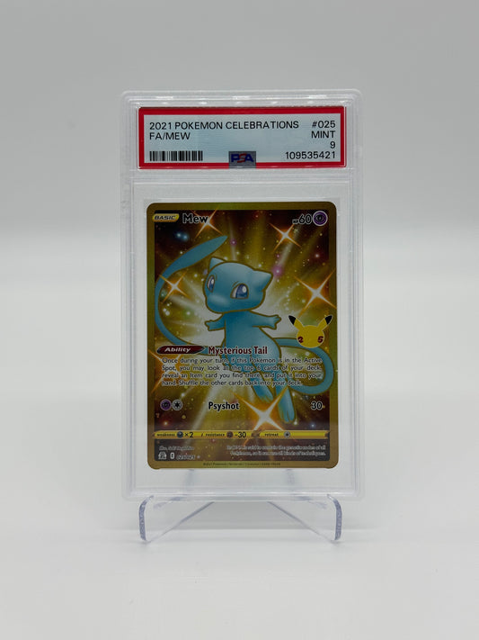 2021 Pokémon Celebrations Mew #25 PSA 9