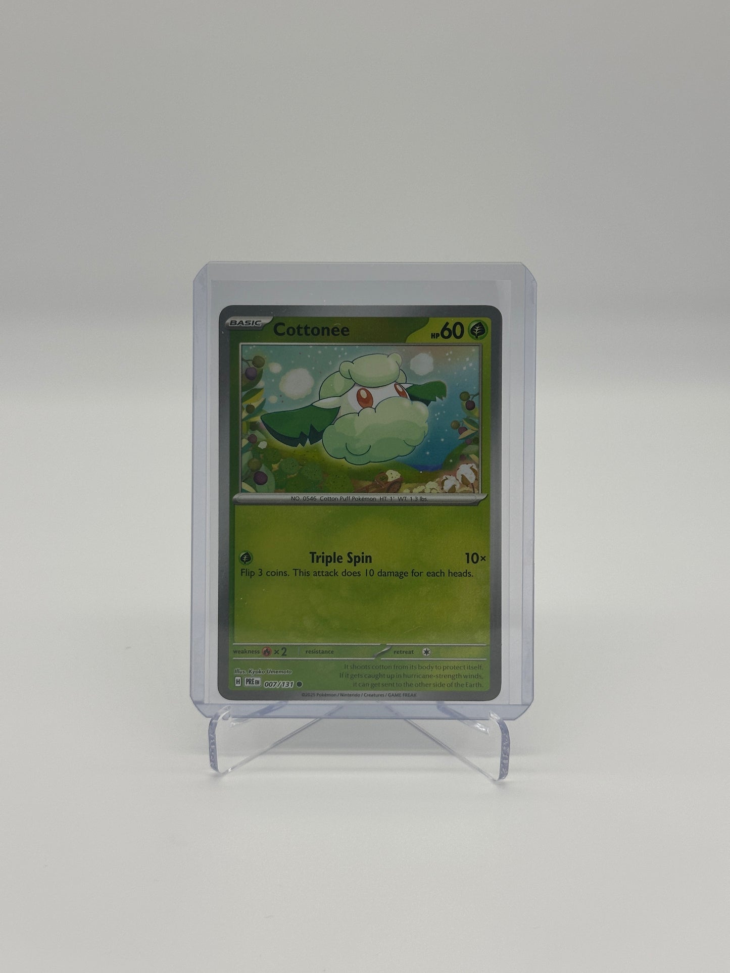 2025 Pokémon Prismatic Evolutions Cottonee Master Ball #7