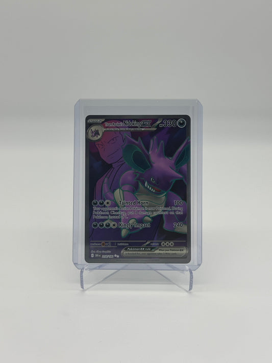 2025 Pokémon Destined Rivals Team Rocket's Nidoking ex #216