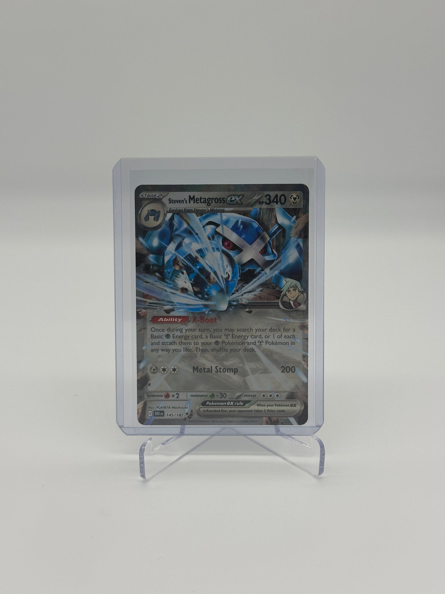 2025 Pokémon Destined Rivals Steven's Metagross ex #145