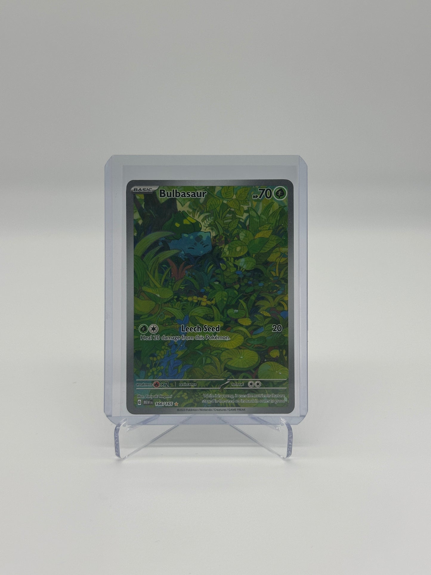 2023 Pokémon 151 Bulbasaur #166