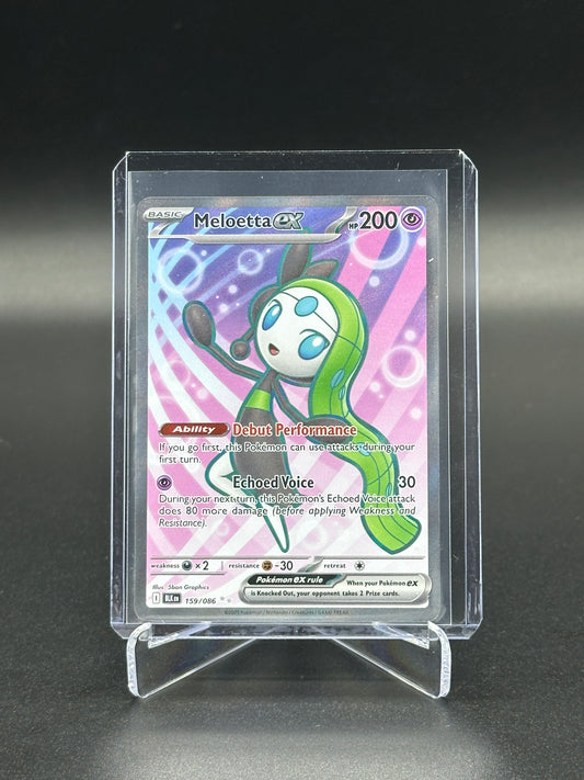 2025 Pokemon Black Bolt Meloetta ex #159