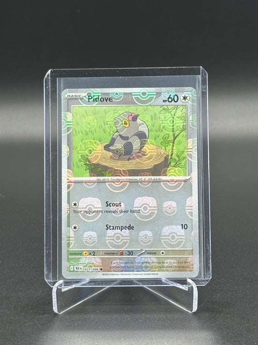 2025 Pokemon Black Bolt Pidove Master Ball #071