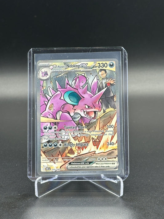 2025 Pokemon Destined Rivals Team Rocket's Nidoking ex #233