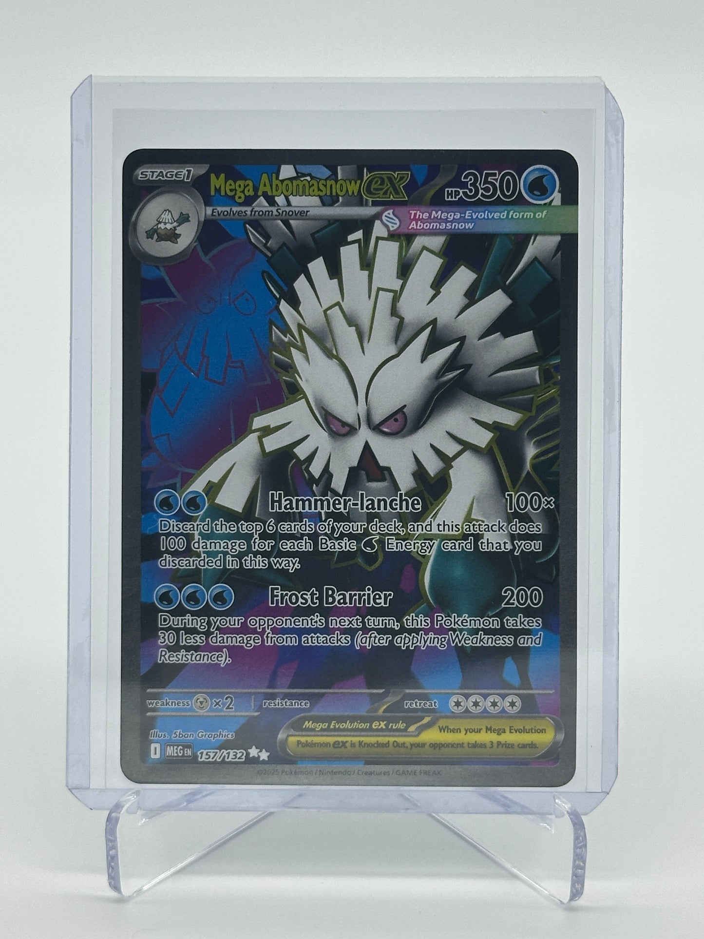 Pokemon Mega Evolution Mega Abomasnow ex 157